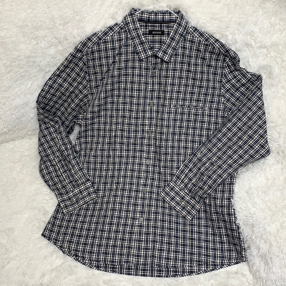 Alfani long sleeve button down